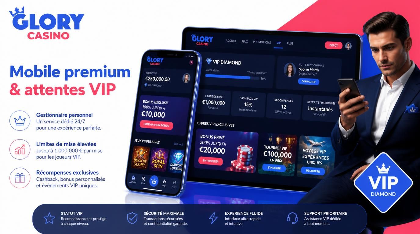 Interface mobile fluide avec éléments VIP visibles